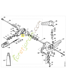 Joint torique 34,5 x 2 9645-945-7908. Pièce de rechange Sithl / Vicking