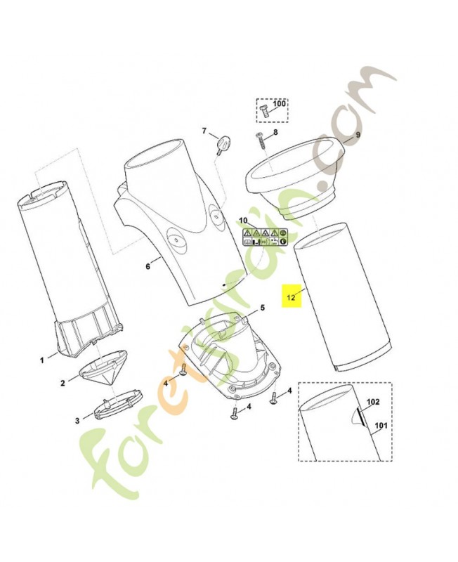 Tube isolant 6008-706-3110