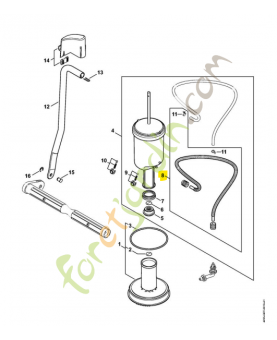Tuyau 4255-670-0300. Pièce détachée Stihl / Vicking