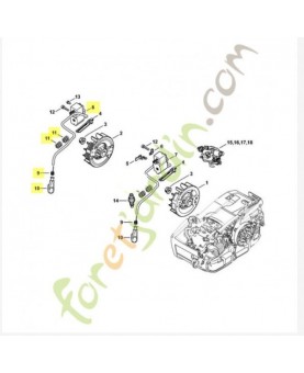 Appareil de commande Stihl réf.1145-400-4702
