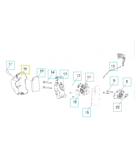 couvercle 545139201. Pièce de rechange Husqvarna