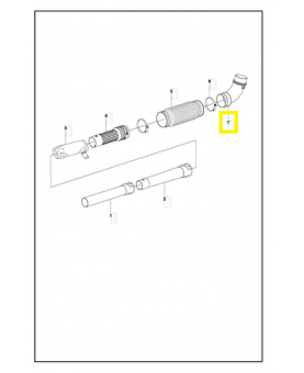Tube 537415601. Pièce de rechange Husqvarna