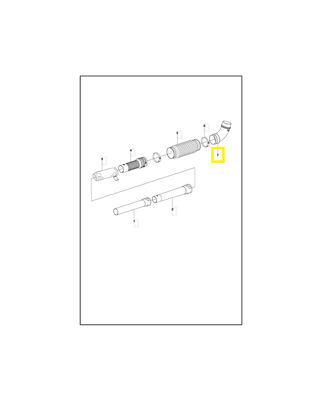 Tube 537415601. Pièce de rechange Husqvarna Tube 537415601. Pièce de rechange Husqvarna