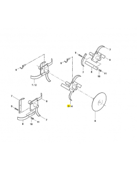 Etoile gauche addition
