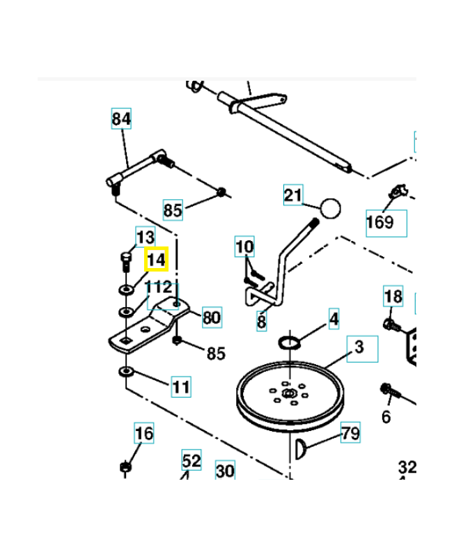 Rondelle grower 810040400. Pièce de rechange Husqvarna