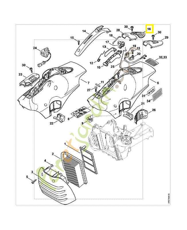 Douille 4238-084-7400. Pièce de rechange Sithl / Vicking