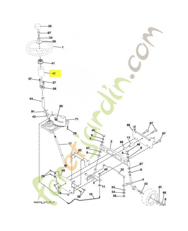 Manchon cache colonne noir 532169633