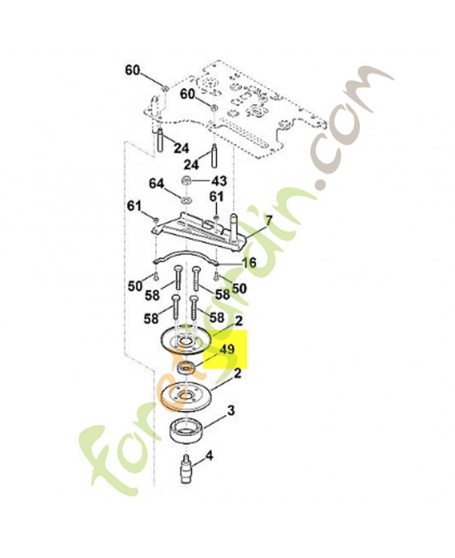Roul.a billes rainure 6005 9503-003-5551