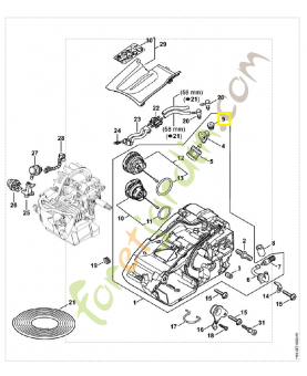 Douille 1141-989-0600. Pièce de rechange Sithl / Vicking