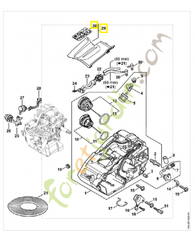 Couvercle 1146-020-1100. Pièce de rechange Sithl / Vicking