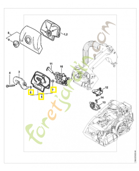 Socle de filtre 1146-140-1200. Pièce de rechange Sithl / Vicking