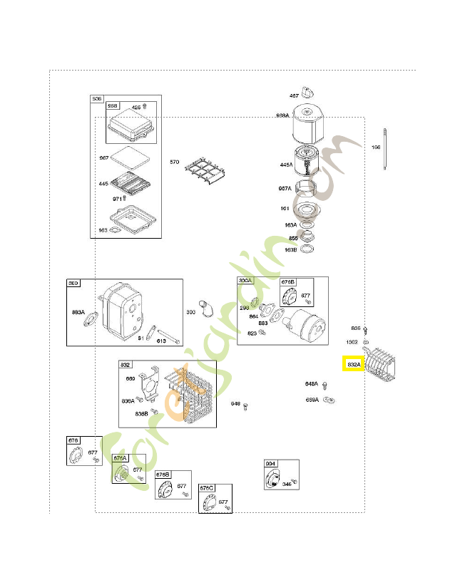 690789 Protection silencieux 0003-000-0578. Pièce de rechange pour moteur thermique Briggs et Straton 690789 Protection silencieux 0003-000-0578. Pièce de rechange pour moteur thermique Briggs et Straton