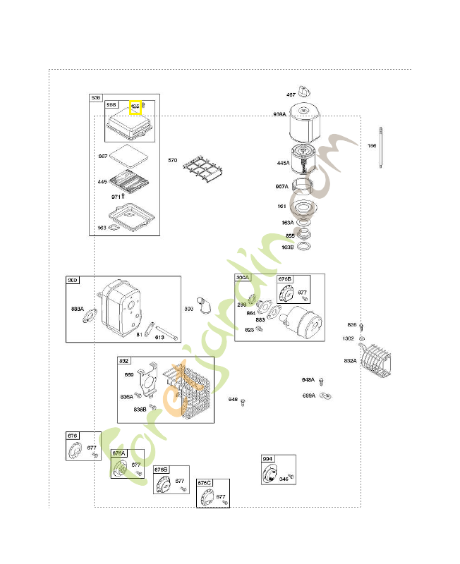 694515 Vis 0003-000-1331. Pièce de rechange pour moteur thermique Briggs et Straton 694515 Vis 0003-000-1331. Pièce de rechange pour moteur thermique Briggs et Straton