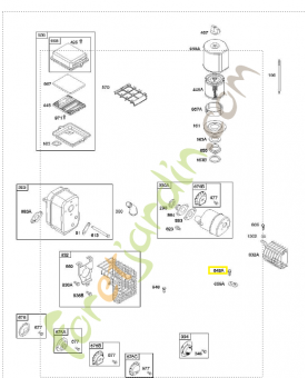 690664 Vis 0003-000-0561. Pièce de rechange pour moteur thermique Briggs et Straton