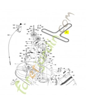 Courroie de coupe husqvarna ref. 532193214