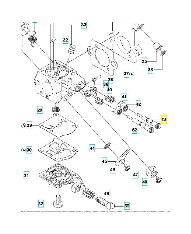Aiguille 502847201. Pièce de rechange Husqvarna Aiguille 502847201. Pièce de rechange Husqvarna