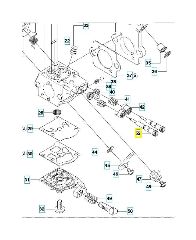 Aiguille 502847301. Pièce de rechange Husqvarna Aiguille 502847301. Pièce de rechange Husqvarna