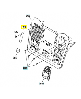 Levier 581313906. Pièce de rechange Husqvarna