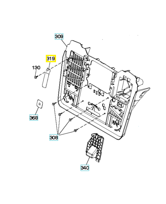 Levier 581313906. Pièce de rechange Husqvarna