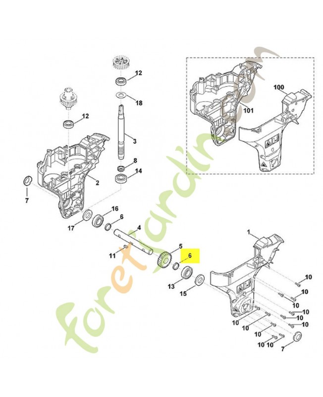 Anneau d'ecartement 6241-642-8000