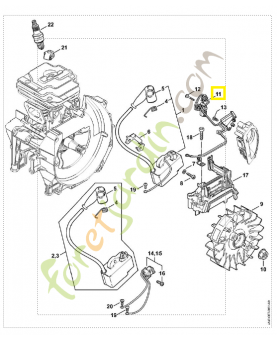 Appareil de distribution 4147-430-1003. Pièce détachée Stihl / Vicking
