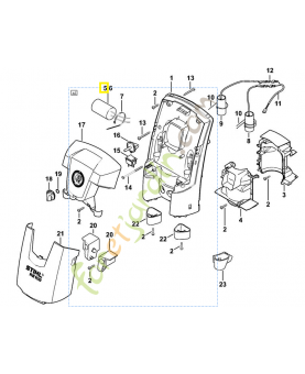 Condensation 30 uf 4765-605-1006. Pièce détachée Stihl / Vicking