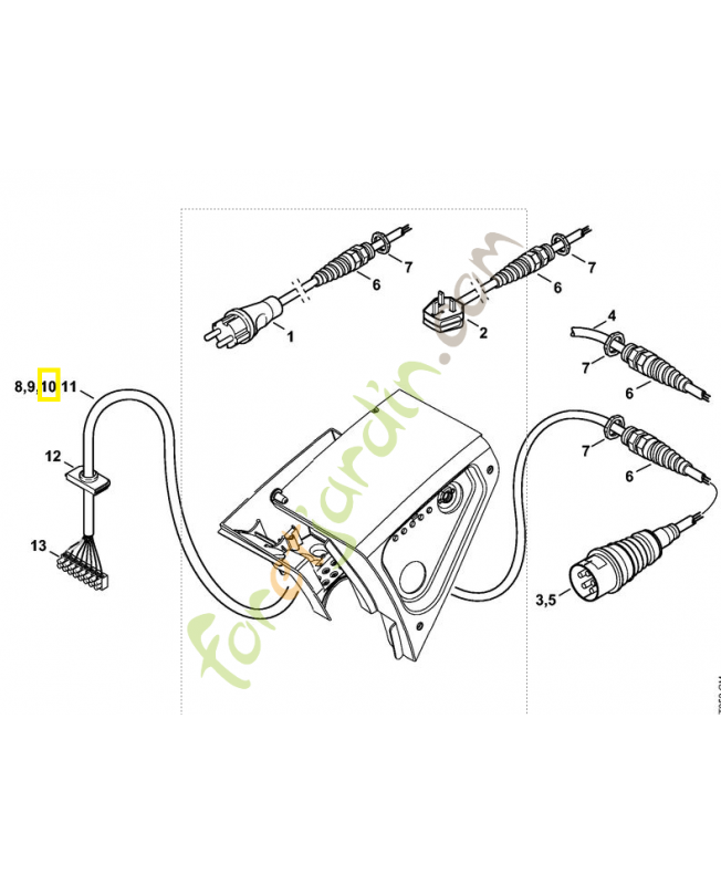 Faisceau électrique re 58 4752-440-19071. Pièce détachée Stihl / Vicking