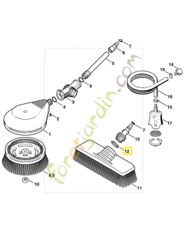 Anneau de joint 4900-509-0500. Pièce détachée Stihl / Vicking