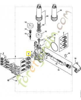 Jeu de joints de pistons 4950-007-1008. Pièce détachée Stihl / Vicking