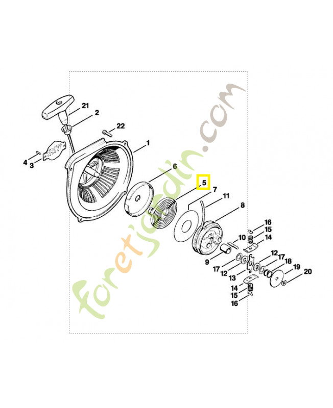 Carter du ressort 1106-190-0600. Pièce détachée Stihl / Vicking Carter du ressort 1106-190-0600. Pièce détachée Stihl / Vicking