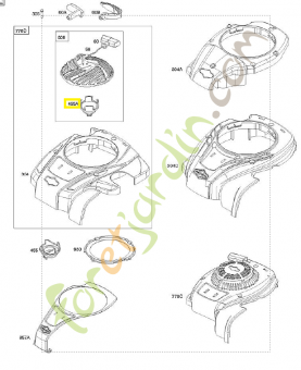593960 cuvette de roulement 0003-000-3114. Pièce détachée pour moteur thermique Briggs et Straton