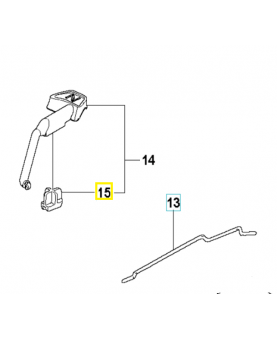 Protection d'usure 506272501. Pièce de rechange Husqvarna