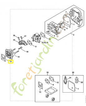Joint 4140-129-0904. Pièce de rechange Sithl / Vicking