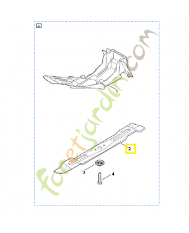 Lame mulching mb4rt/rp 6383-702-0100. Pièce de rechange Sithl / Vicking