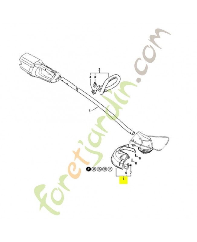 Support 6107-160-2601. Pièce de rechange Sithl  Support 6107-160-2601. Pièce de rechange Sithl