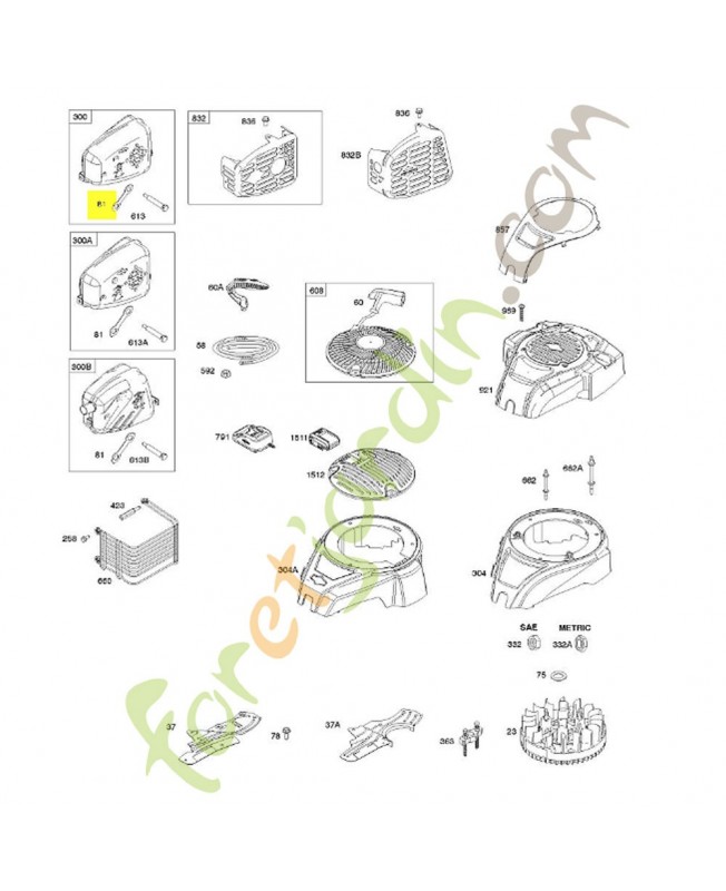 691740 Frein filet vis silenc