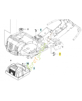 bouchon 577903301. Pièce de rechange Husqvarna
