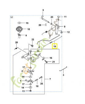 Ressort de tension 0001-997-5512. Pièce de rechange Sithl / Vicking
