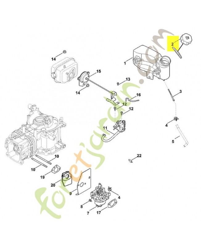 Bouchon de reservoir