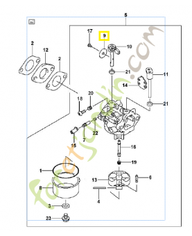 Papillon 0001-121-3300. Pièce de rechange Sithl / Vicking