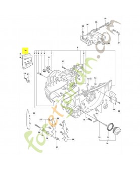 Plaque 537013701- Pièce de détachée Husqvarna