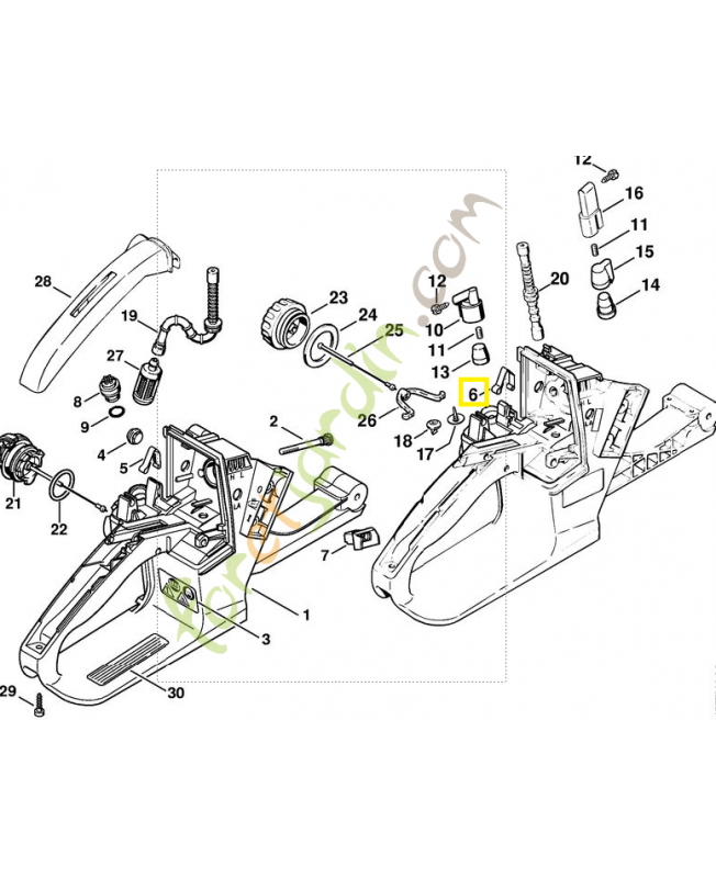Ressort 1125-442-1600. Pièce détachée Stihl / Vicking Ressort 1125-442-1600. Pièce détachée Stihl / Vicking