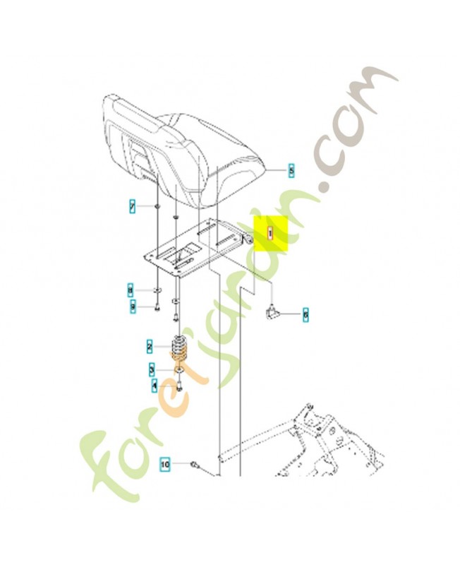 FIXATION DE SIÈGE COMPLÈTE