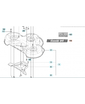 Autocollant 544238101. Pièce de rechange Husqvarna