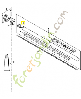 Bouchon 4144-711-2100. Pièce de rechange Sithl / Vicking