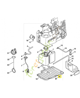 Vis cylindrique m5x14 9022-341-0976. Pièce de rechange Sithl / Vicking