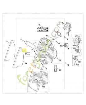 Condensateur 0000-605-1025. Pièce de rechange Sithl / Vicking