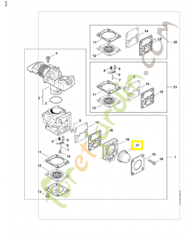 Capuchon 4149-121-2700. Pièce détachée Stihl / Vicking