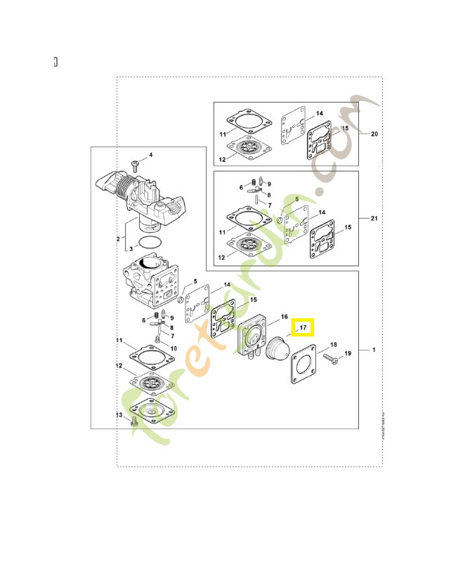 Capuchon 4149-121-2700. Pièce détachée Stihl / Vicking