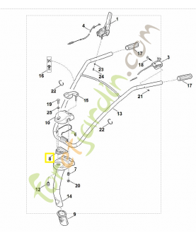 Plaque 6241-716-3420. Pièce de rechange Sithl / Vicking